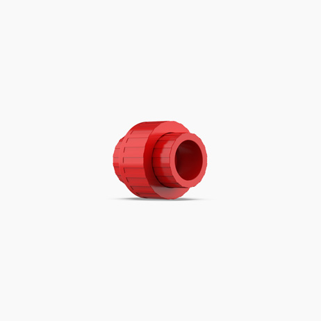 VESDA Red ABS 25mm Removable Union