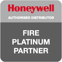 Honeywell Fire Platinum Partner Badge created by Eurofyre.