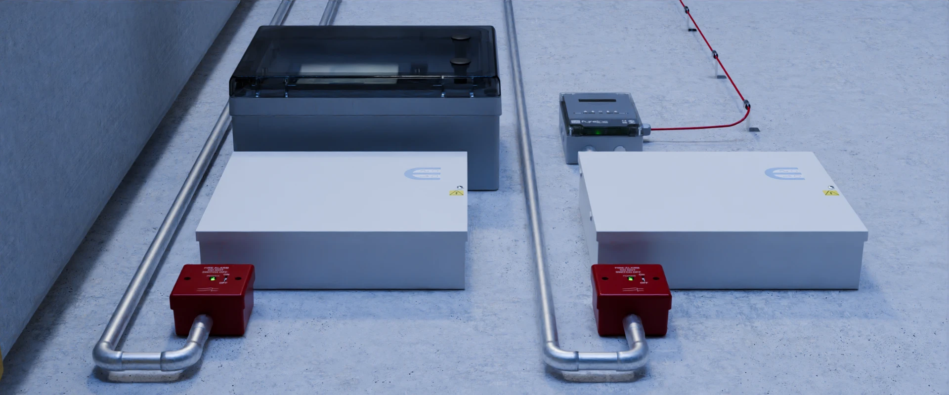 Oggioni PARK-4 Gas Detection & FyreLine Linear Heat Detection for Car Parks