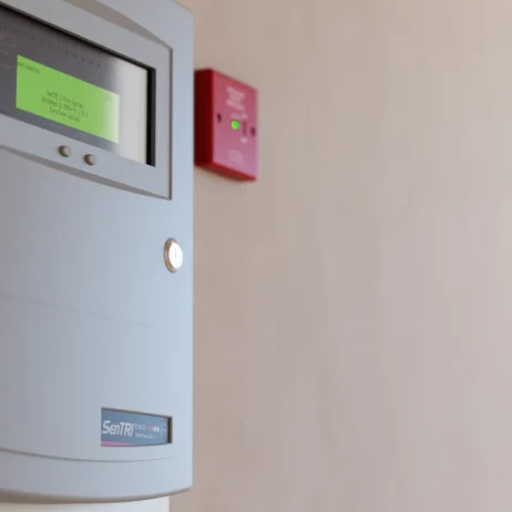 SMS SenTRI Addressable Fire Detection for Apartment Complexes