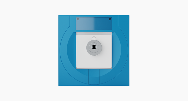 SenTRI Single Key Switch Module Orthographic Fron