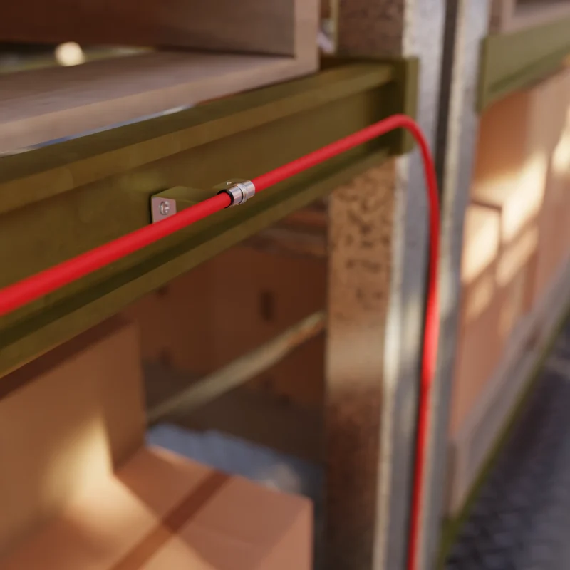 FyreLine Resettable Linear Heat Detection for Storage Racks Eurofyre