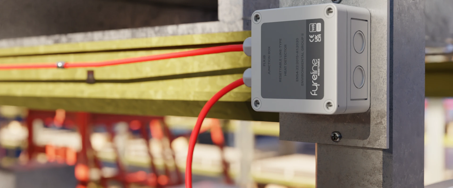 FyreLine Resettable Linear Heat Detection for Storage Racks Eurofyre