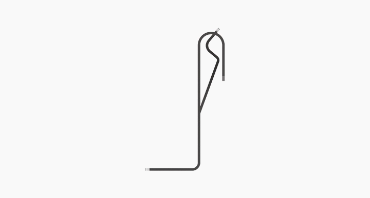 FyreLine J-Lock Clip Orthographic Side