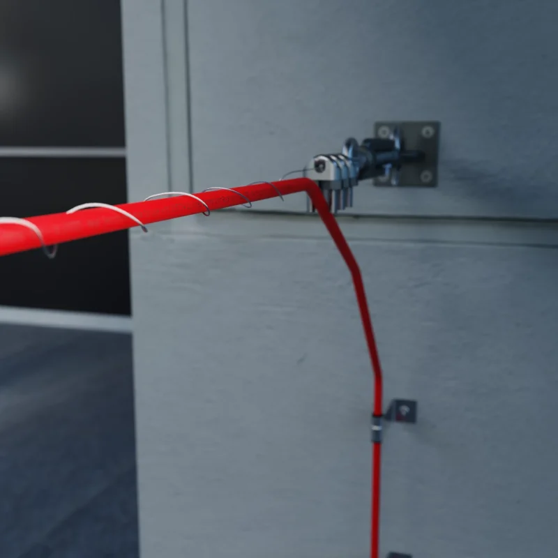 Messenger Wire Installation FyreLine Resettable