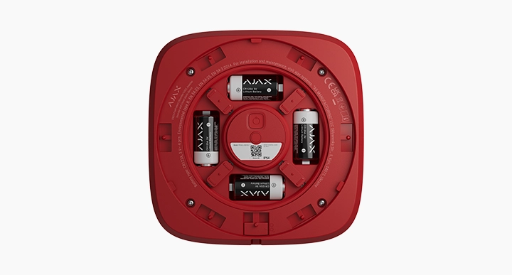 Ajax EN54 FireProtect (Sounder) Jeweller – red