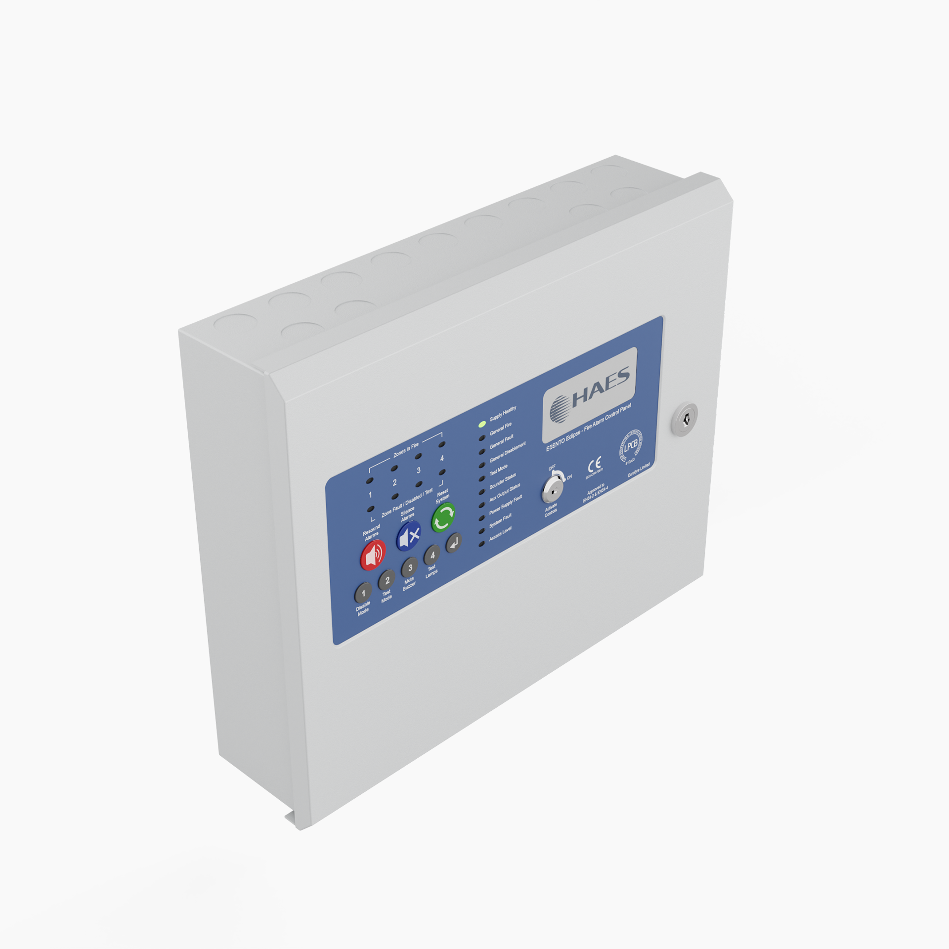 AlarmSense 2-4 Zone Conventional Fire Alarm Panel