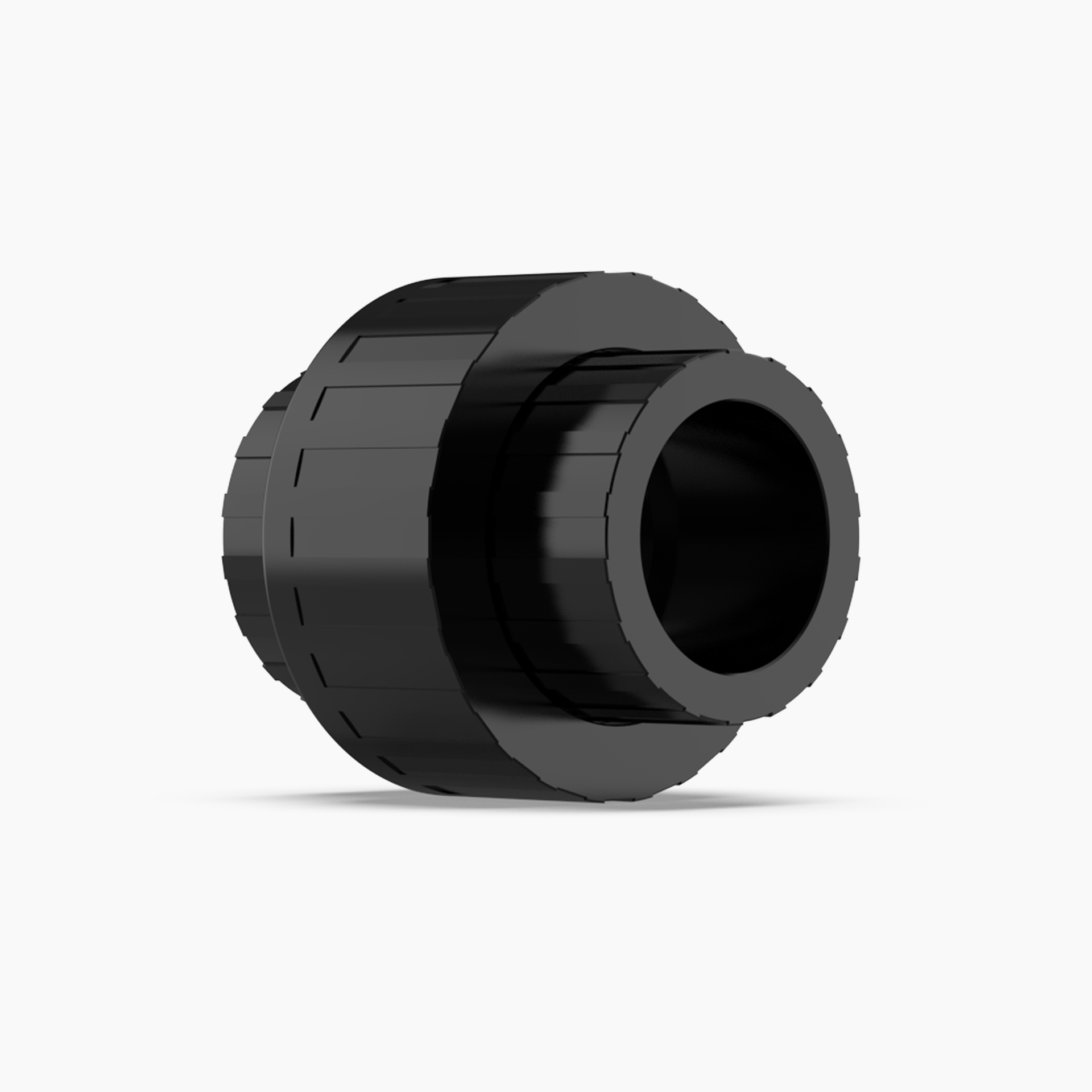 Black ABS 25mm Removable Union