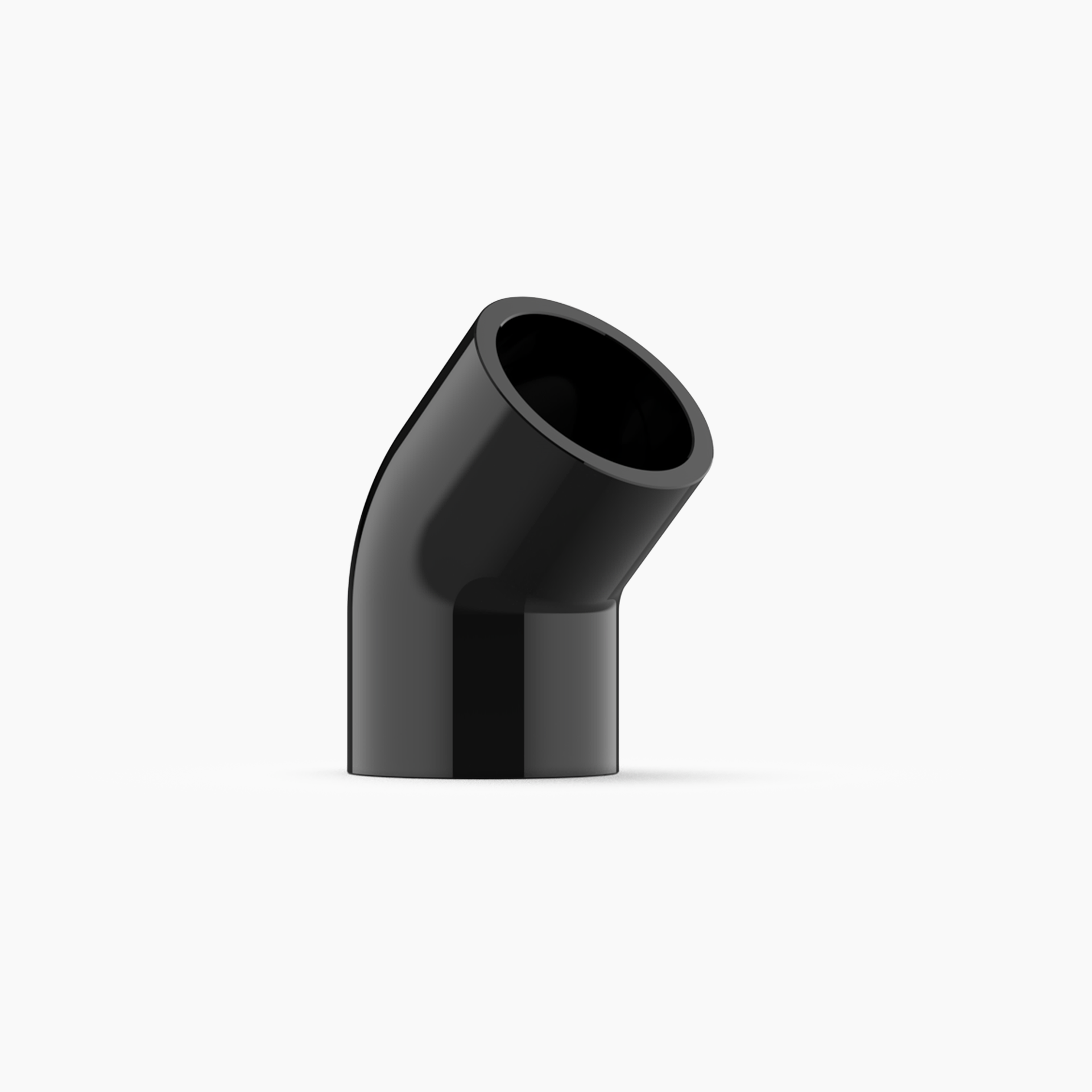 Black ABS 25mm 45° Elbow