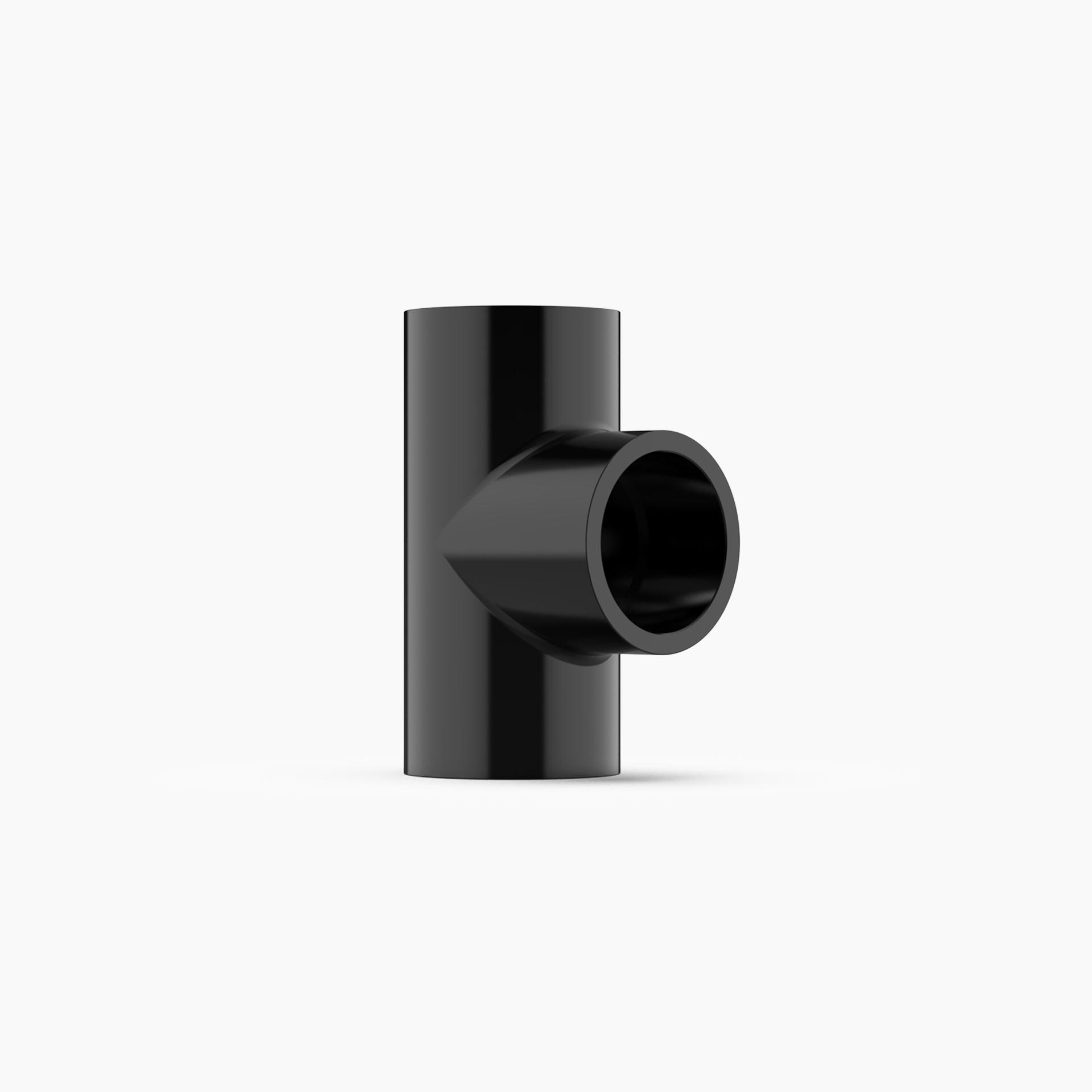 Black ABS 25mm 90° Equal Tee