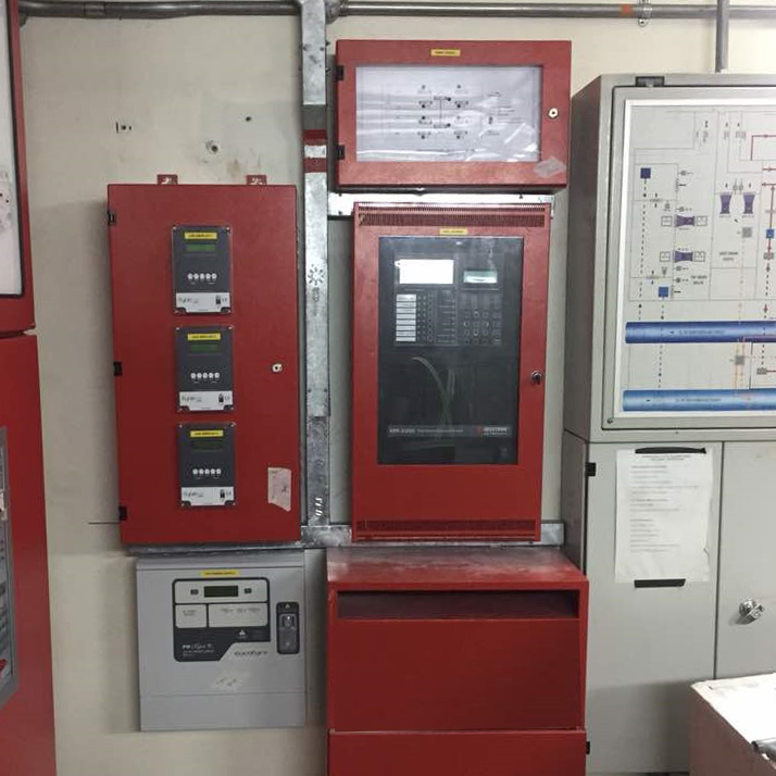 MRT Fire Alarm Control Room